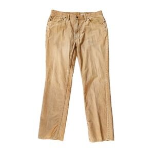 POLO RALPH LAUREN Pants Corduroy Men's 38 X 32" Tan CORD Authentic Dungarees